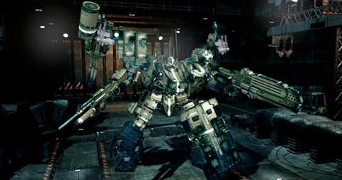 Mecha Damashii » News: Armored Core V still has flaming chainsaws