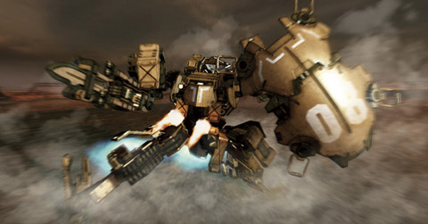 Mecha Damashii » News: Armored Core V still has flaming chainsaws